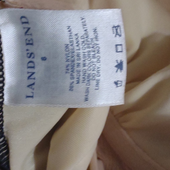 Lands End black and white swimsuit size S - Picture 3 of 3